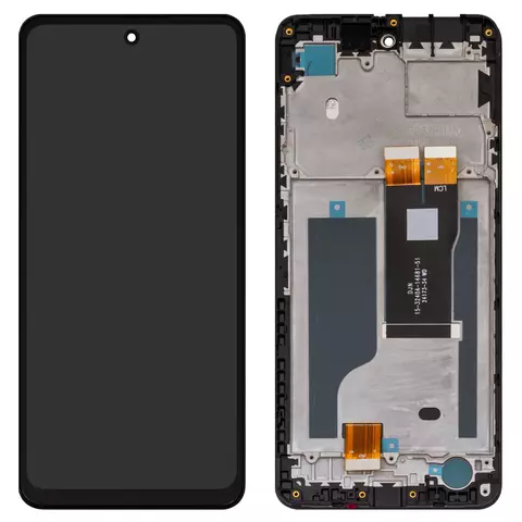 Дисплей для ZTE Nubia Music (Z2353), чорний, з рамкою, Original (PRC), 15-3240A-14681-51