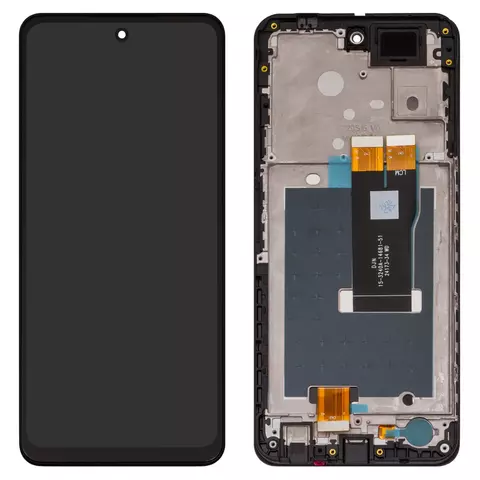 Дисплей для ZTE Nubia Focus, чорний, з рамкою, Original (PRC), 15-3240A-14681-51