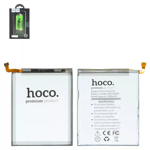 Акумулятор Hoco EB-BA705ABU для Samsung A705F/DS Galaxy A70, Li-Polymer, 3,85 B, 4400 мАг