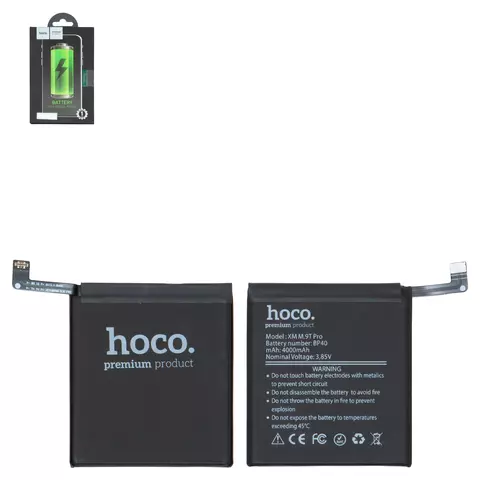 Акумулятор Hoco BP40 для Xiaomi Mi 9T Pro, Redmi K20 Pro, Li-Polymer, 3,85 B, 4000 мАг
