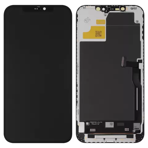 Дисплей для iPhone 12 Pro Max, чорний, з рамкою, Сopy, (TFT), JK