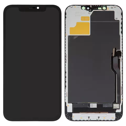 Дисплей для iPhone 12 Pro Max, чорний, з рамкою, Copy, (TFT), ZY