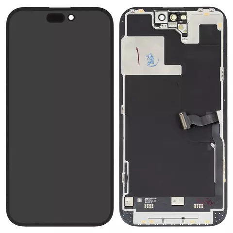 Дисплей для iPhone 14 Pro, чорний, з рамкою, Original (PRC), NEW
