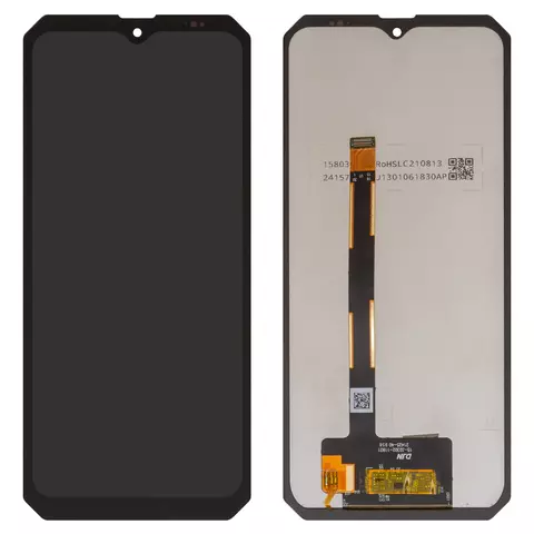 Дисплей для Oscal S80; Blackview BV7100, чорний, без рамки, High Copy, 15-32302-11921