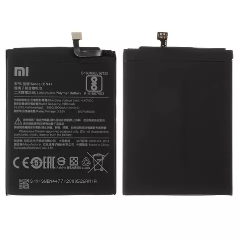 Акумулятор BN44 для Xiaomi Redmi 5 Plus, Li-Polymer, 3,85 B, 4000 мАг, Original (PRC)
