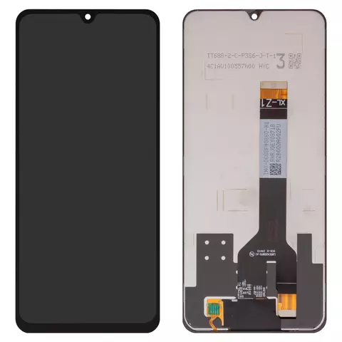 Дисплей для Xiaomi Poco C71, Redmi A5 4G, чорний, без рамки, (Box) 167.92mm, 25028PC03G, 25028RN03A, 25028RN03I