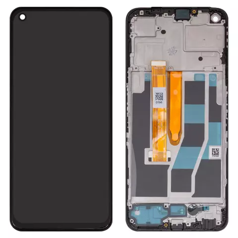Дисплей для OnePlus Nord CE 2 Lite 5G, чорний, з рамкою, Original (PRC), CPH2381, CPH2409