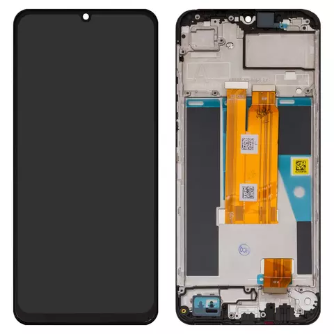 Дисплей для Realme Note 60, чорний, з рамкою, Original (PRC), RMX3933