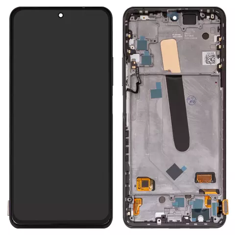 Дисплей для Xiaomi Mi 11i, Poco F3, Redmi K40, чорний, з рамкою, High Copy, (OLED)