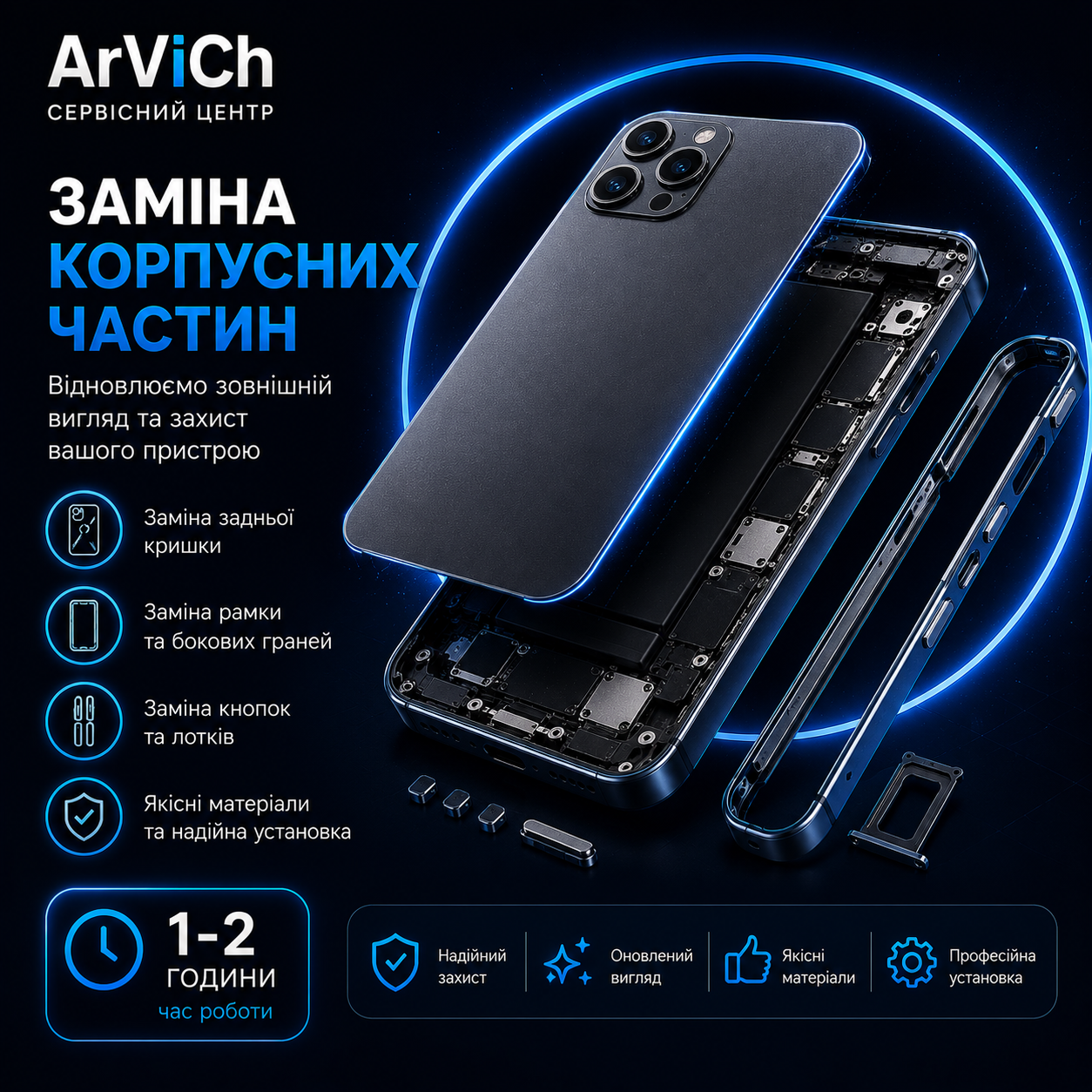 Заміна корпусу смартфона