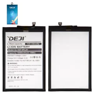 Акумулятор Deji BL-58BX для Infinix Hot 10 Play (X688C), Hot 11 Play, Hot 9 Play (X680), Li-ion, 3,85
