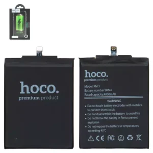 Акумулятор Hoco BM47 для Xiaomi Redmi 3, Redmi 4X, Li-Polymer, 3,85 B, 4000 мАг