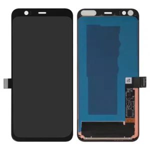 Дисплей для Google Pixel 4, чорний, без рамки, Оригінал (переклеєне скло)
