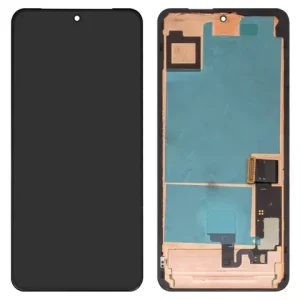 Дисплей для Google Pixel 8 Pro, чорний, з рамкою, Оригінал (переклеєне скло), GC3VE, G1MNW