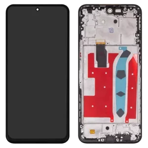 Дисплей для Huawei Honor X8, чорний, з рамкою, High Copy, TFY LX1/TFY LX2/TFY LX3