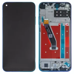 Дисплей для Huawei P40 Lite E, Y7p, синій, з рамкою, High Copy, aurora Blue, ART L28/ART L29/ART L29N