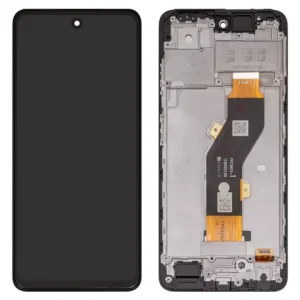 Дисплей для Infinix Hot 40i (X6528B), чорний, з рамкою, High Copy, FPC6615 1