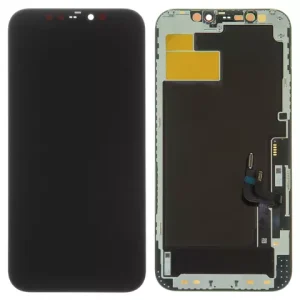 Дисплей для iPhone 12, iPhone 12 Pro, чорний, з рамкою, Original (PRC), NEW