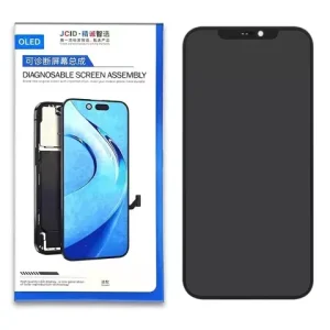 Дисплей JCID для iPhone 12 Pro Max, чорний, з рамкою, High Copy, без помилки, (OLED) JCID diagnosable
