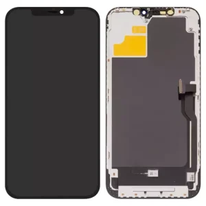 Дисплей для iPhone 12 Pro Max, чорний, з рамкою, High Copy, без помилки, (OLED), ZY OLED OEM hard, diagnosable