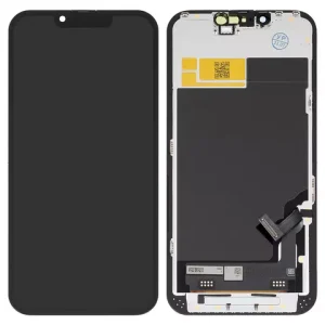 Дисплей для iPhone 13, iPhone 13 Pro, чорний, з рамкою, Сopy, (TFT), JK