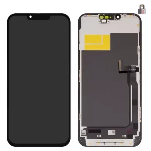 Дисплей для iPhone 13 Pro Max, чорний, з рамкою, Copy, (TFT), ZY, LTPS HD+