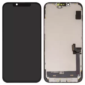 Дисплей для iPhone 14 Plus, чорний, з рамкою, Copy, (TFT)