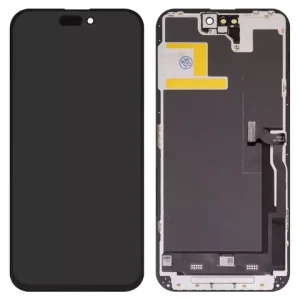 Дисплей для iPhone 14 Pro Max, чорний, з рамкою, Copy, (TFT), ZY, LTPS