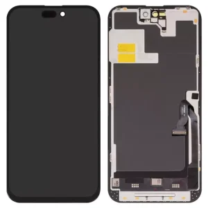 Дисплей для iPhone 14 Pro Max, чорний, з рамкою, Copy, (TFT), ZY, LTPS HD+