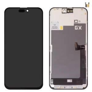 Дисплей для iPhone 15 Pro Max, чорний, з рамкою, Copy, (TFT), GX In-Cell