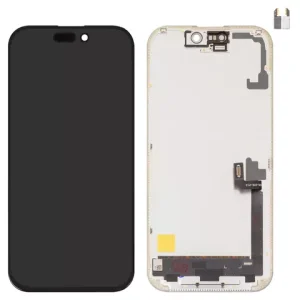 Дисплей для iPhone 17, чорний, з рамкою, High Copy, (OLED), DD-OLED hard