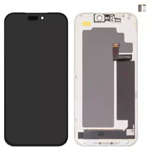 Дисплей для iPhone 17 Pro Max, чорний, з рамкою, High Copy, (OLED), DD-OLED hard