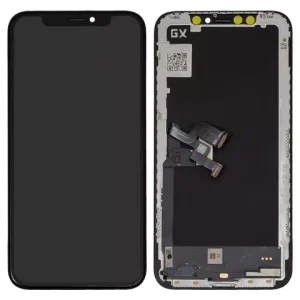 Дисплей для iPhone X, чорний, з рамкою, High Copy, (OLED), GX OEM hard