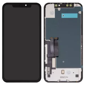 Дисплей для iPhone XR, чорний, з рамкою, Copy, (TFT), ZY, LTPS HD+