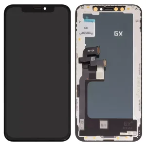 Дисплей для iPhone XS, чорний, з рамкою, Copy, (TFT), GX