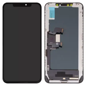 Дисплей для iPhone XS Max, чорний, з рамкою, Copy, (TFT), ZY, LTPS HD+