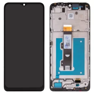 Дисплей для Motorola Moto E22, Moto E22i, чорний, з рамкою, High Copy, XT2239