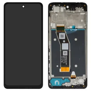 Дисплей для Motorola Moto G24, Moto G24 Power, чорний, з рамкою, Original (PRC), XT2423 1, XT2421 2, XT2421 3