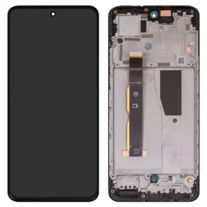 Дисплей для Motorola Moto G84, чорний, з рамкою, Original (PRC), XT2347