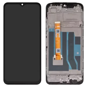 Дисплей для Oppo A17, чорний, з рамкою, High Copy, CPH2477, HTF066H015