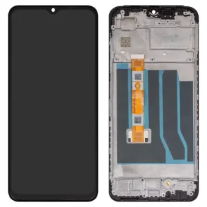 Дисплей для Oppo A18, чорний, з рамкою, High Copy, CPH2591, HTF066H019, HTF066H015