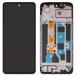 Дисплей для Oppo A3 (CPH2669), A3x (CPH2641), чорний, з рамкою, Original (PRC)