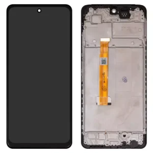 Дисплей для Oppo A40, чорний, з рамкою, High Copy