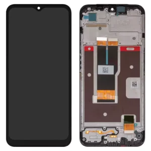 Дисплей для Realme C31, чорний, з рамкою, High Copy, RMX3501, FPC MTF065H218 A3