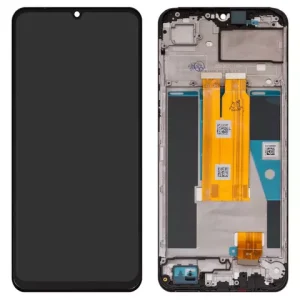 Дисплей для Realme C61, чорний, з рамкою, Original (PRC), RMX3939, RMX3930