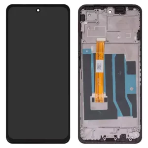 Дисплей для Realme C75 4G RMX3941, чорний, з рамкою, High Copy