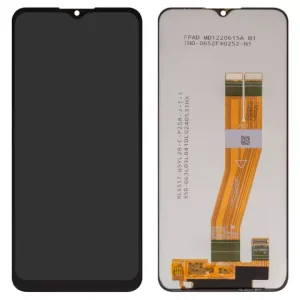 Дисплей для Samsung A025F/DS Galaxy A02s, M025 Galaxy M02s, чорний, без рамки, Original (PRC), з жовтим шлейфом, (160,5×72 mm)