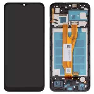 Дисплей для Samsung A032 Galaxy A03 Core, чорний, з рамкою, (Box)