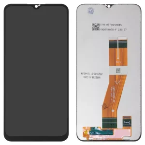 Дисплей для Samsung A037F Galaxy A03s, чорний, без рамки, High Copy, з жовтим шлейфом, (160,5×72 mm)