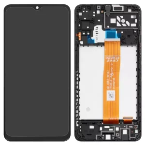 Дисплей для Samsung A047 Galaxy A04s, чорний, з рамкою, Original (PRC), A047F REV0.1